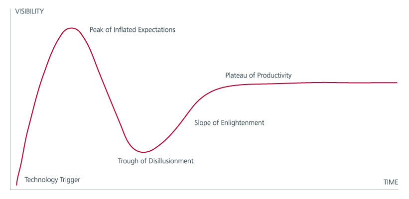 Fig. 3. Gartner hype cycle