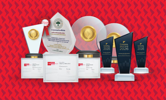 รางวัลแห่งความไว้วางใจ 2025–2026 จากเวทีระดับประเทศและนานาชาติ