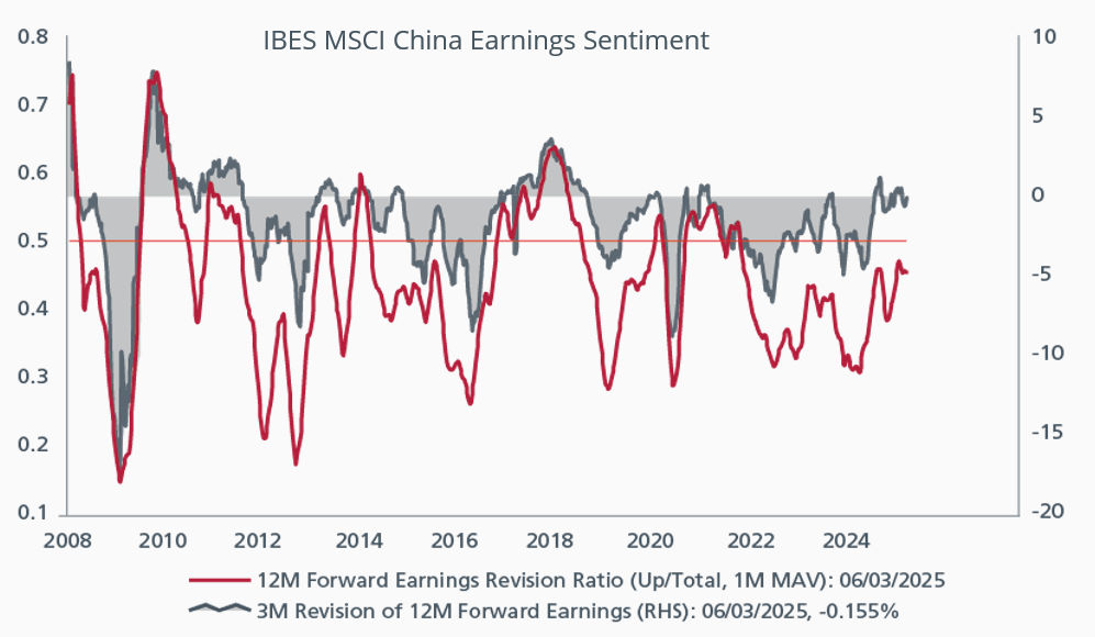 Fiscal and monetary stimulus should support earnings revisions